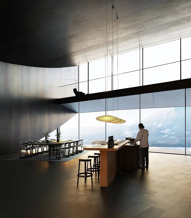 not-a-hotel-snohetta-chalet-di-montagna-giappone-interni-cucina