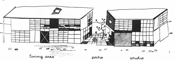 sketch-eames-house-villa